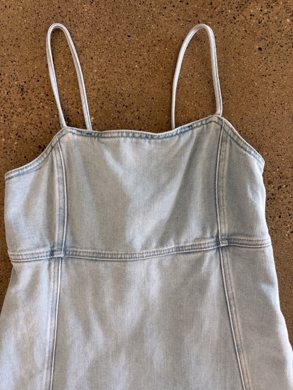 Treasure & Bond Blue Denim Midi Sundress - Picture 6 of 9